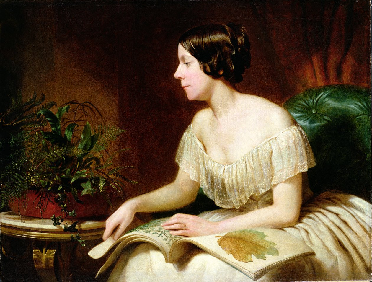 Frøken Anne Pratt (1806-93), den berømte botanikeren av English School