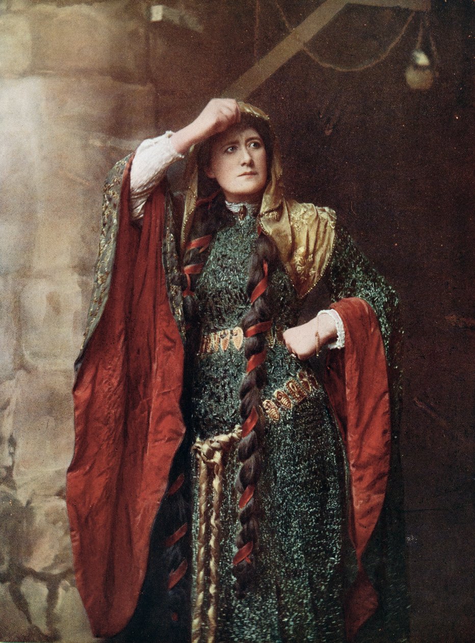 Frøken Ellen Terry (1847-1928), fra et fotografi av Window & Grove av English School
