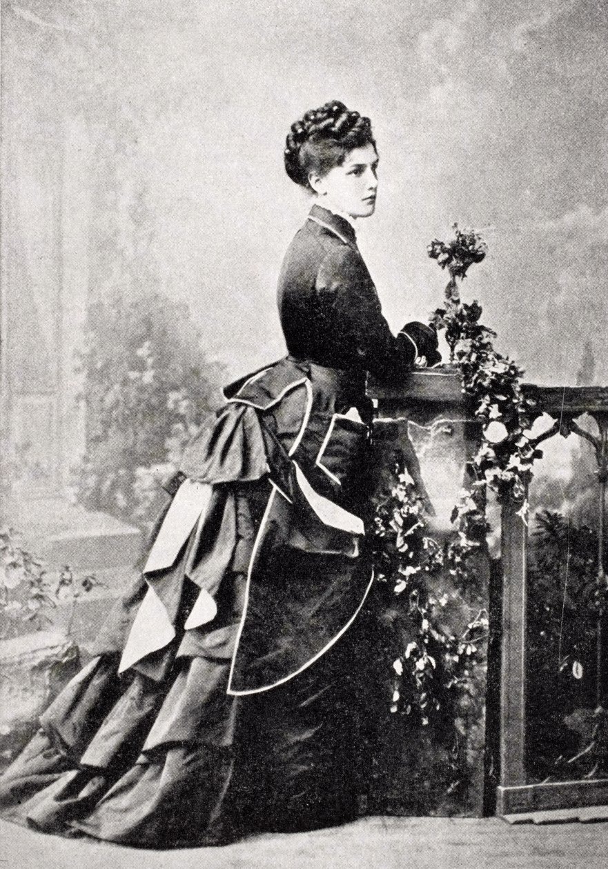 Frøken Jennie Jerome, senere Lady Randolph Churchill, fra 