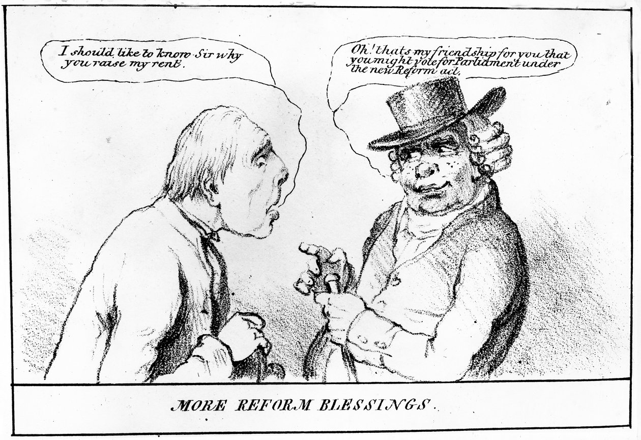 Flere reformvelsignelser, 1832 av English School