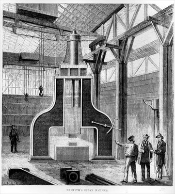 Nasmyths Steam Hammer, 1871 av English School