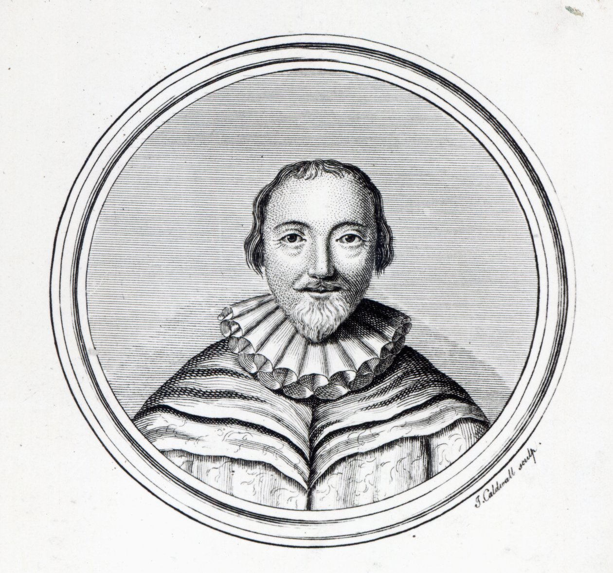 Orlando Gibbons, gravert av J. Caldwell av English School