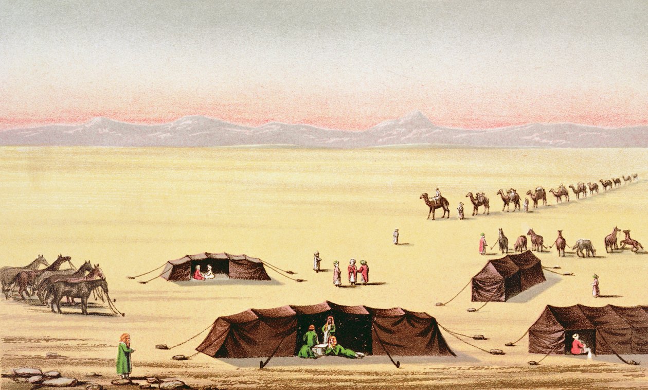 Our Desert Camp (fargegravering) av English School