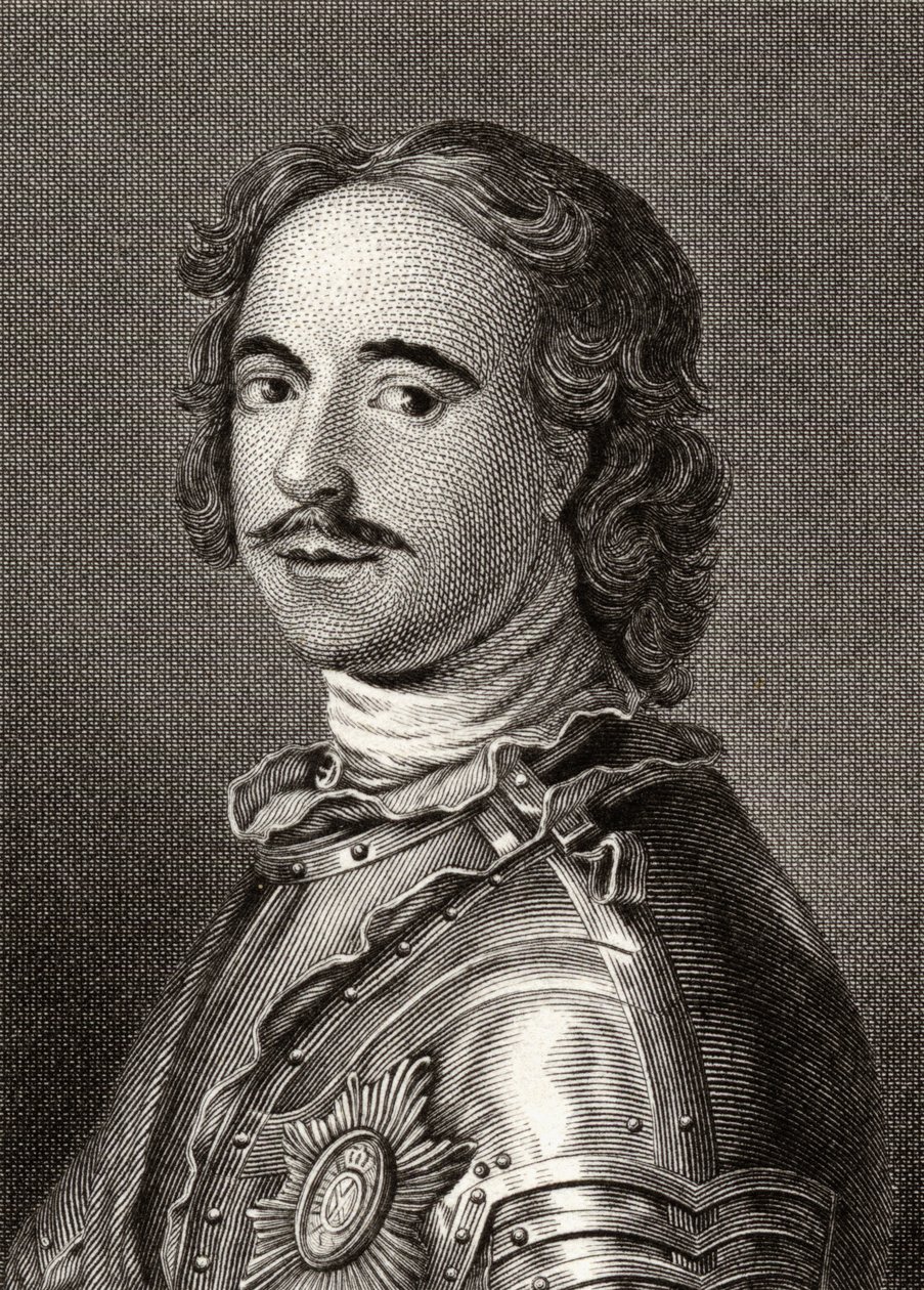 Peter I (1672-1725) Peter den store, tsar av Russland av English School