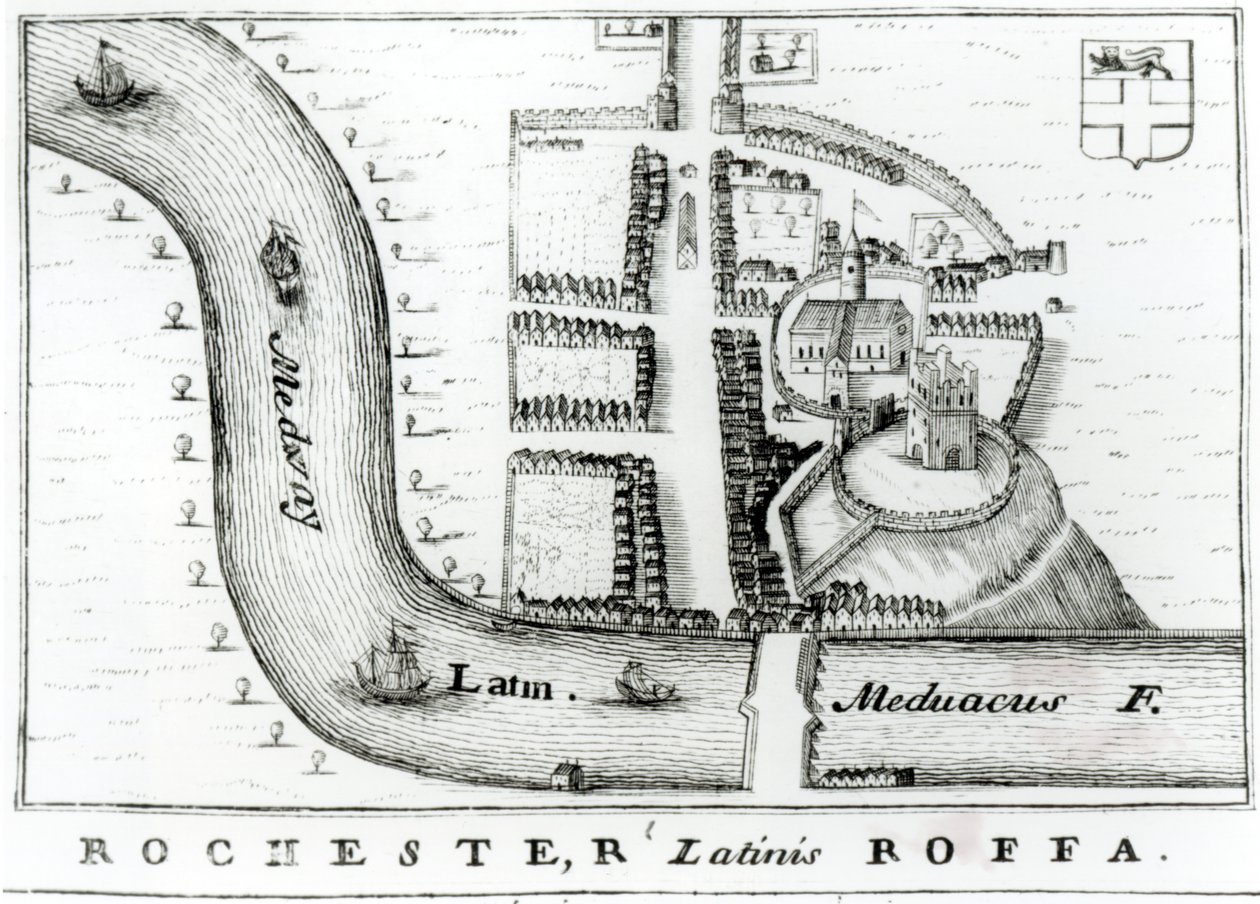 Plan av Rochester av English School