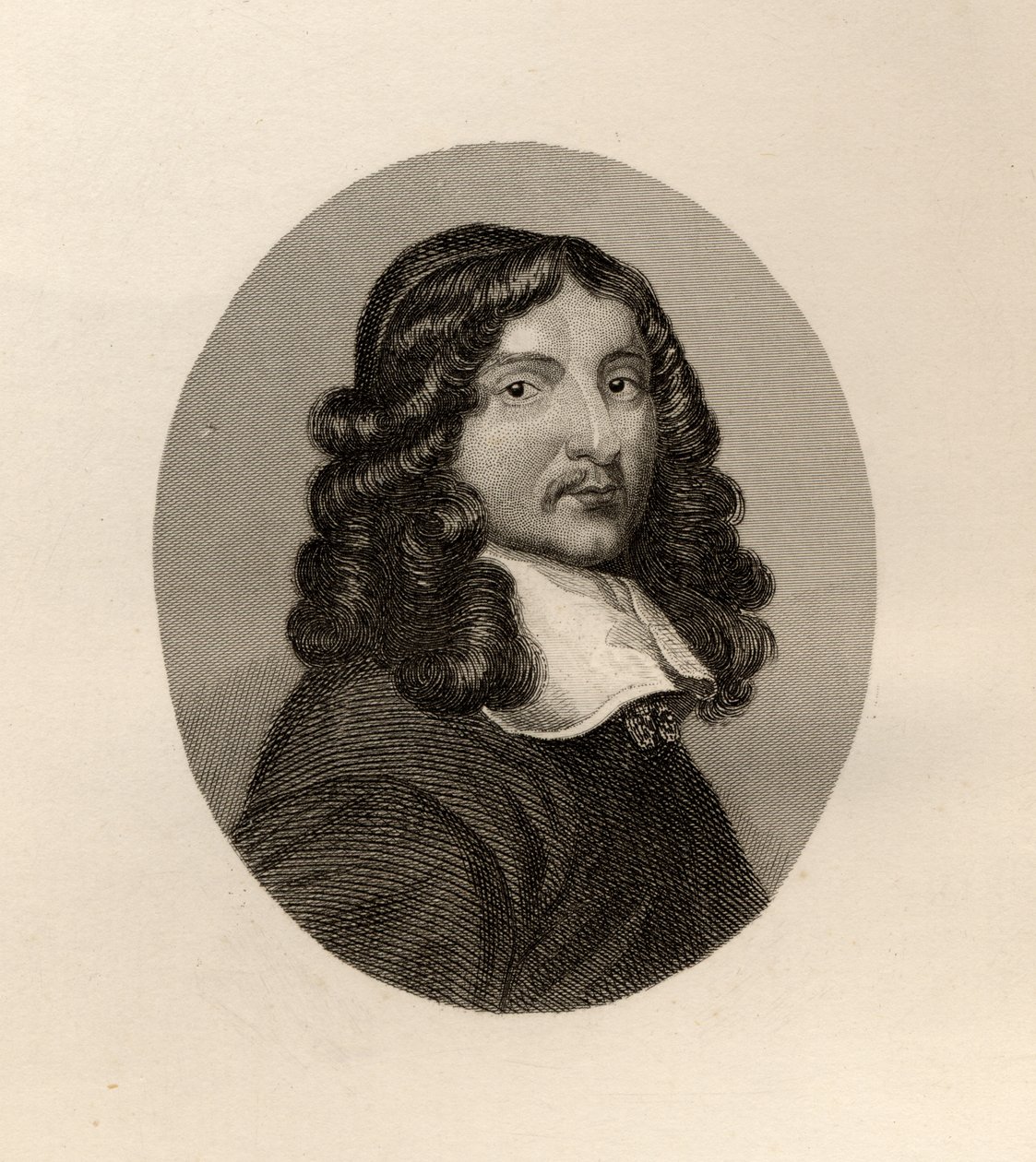 Portrett av Andrew Marvell (1621-78) av English School