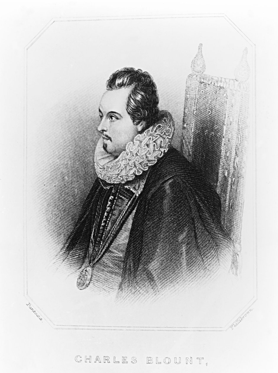 Portrett av Charles Blount (ca. 1562-1606) 8. jarl av Devonshire, fra 