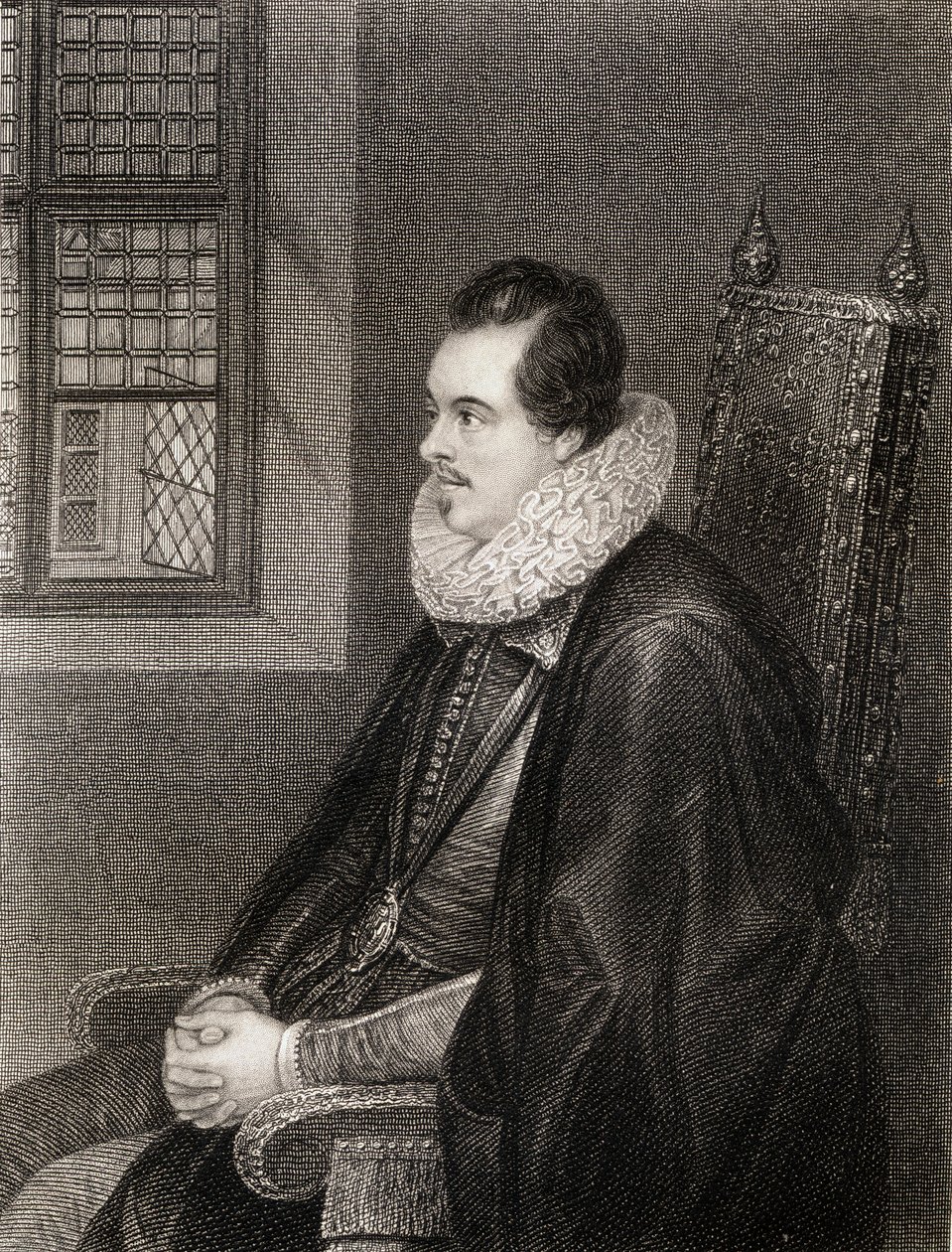 Portrett av Charles Blount (ca. 1562-1606) 8. jarl av Devonshire, fra 