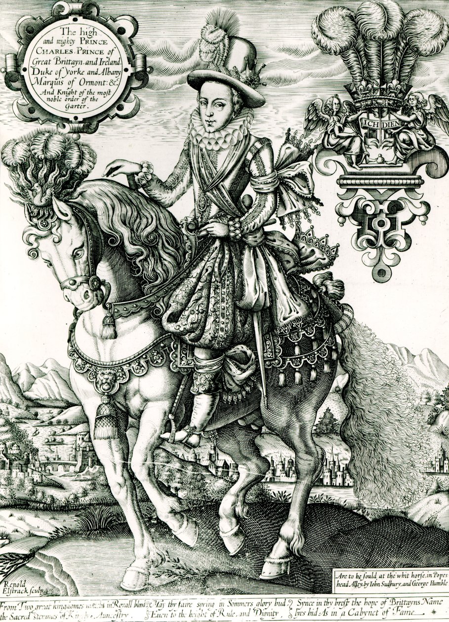 Portrett av Charles I som prins av English School