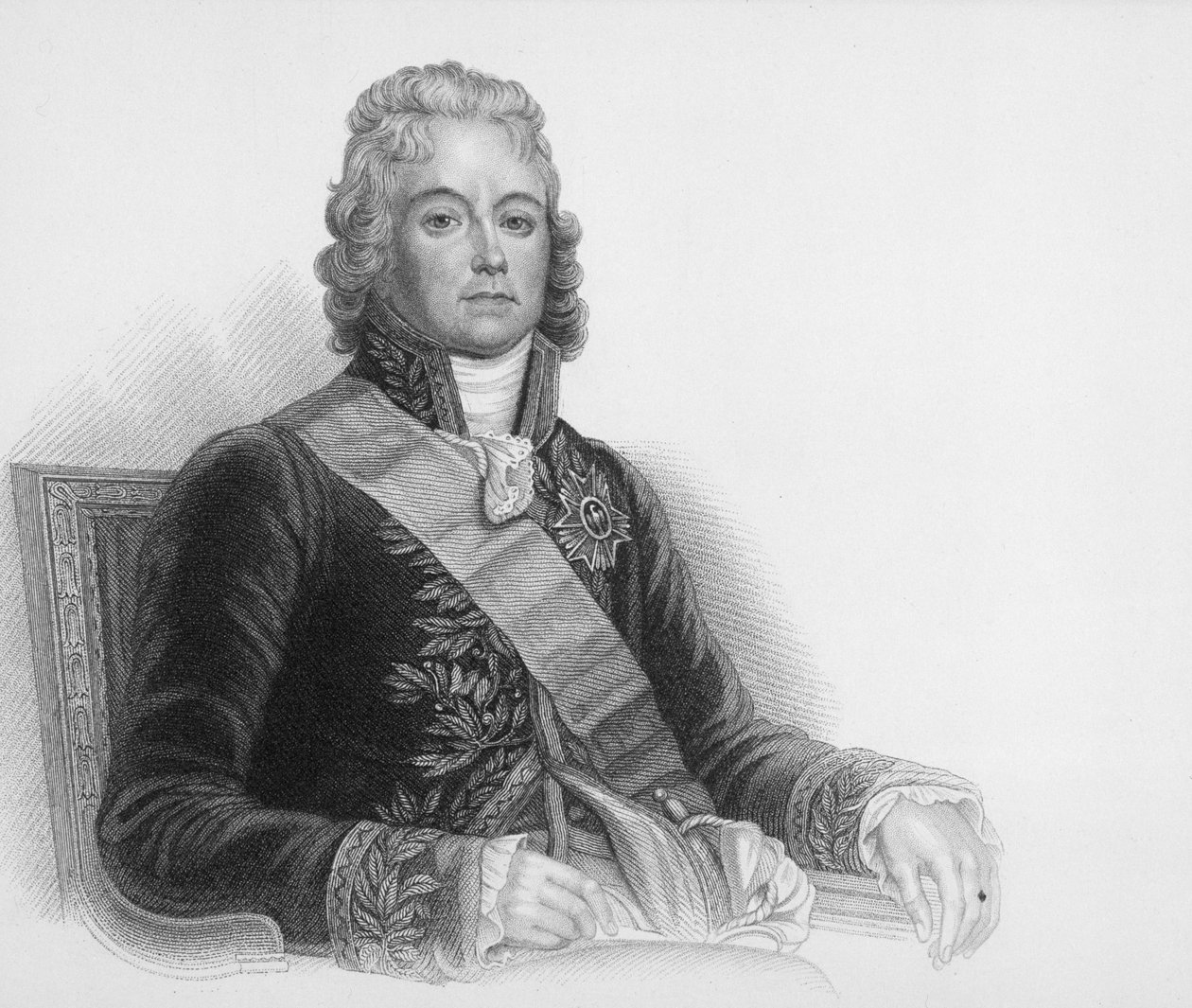 Portrett av Charles-Maurice de Talleyrand-Perigord, Prince de Benevent (1754-1838) av English School