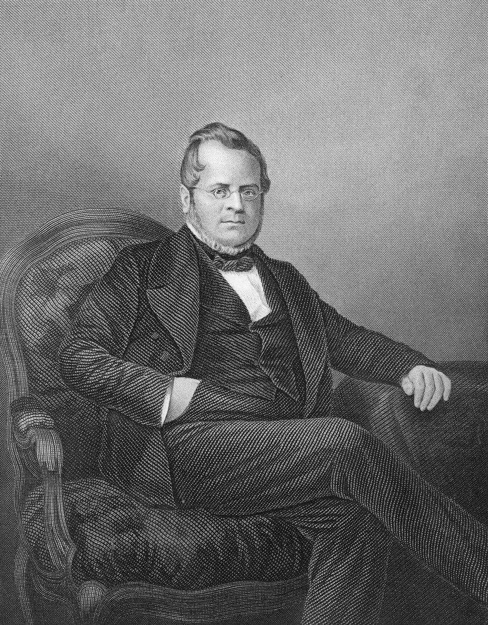Portrett av grev Camillo Berso av Cavour av English School