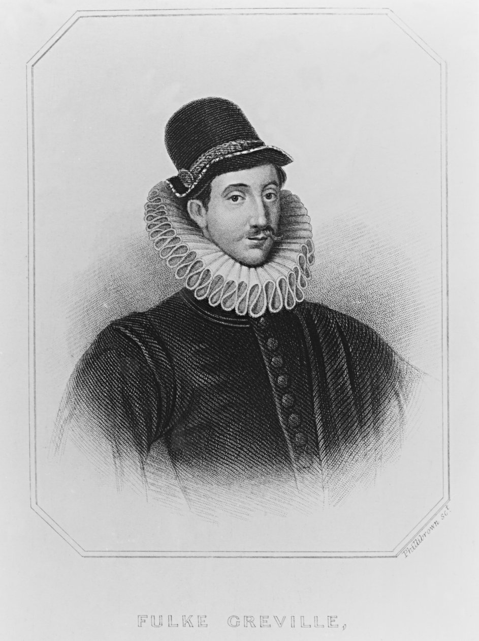 Portrett av Fulke Greville (1554-1628) 1st Baron Brooke, fra 