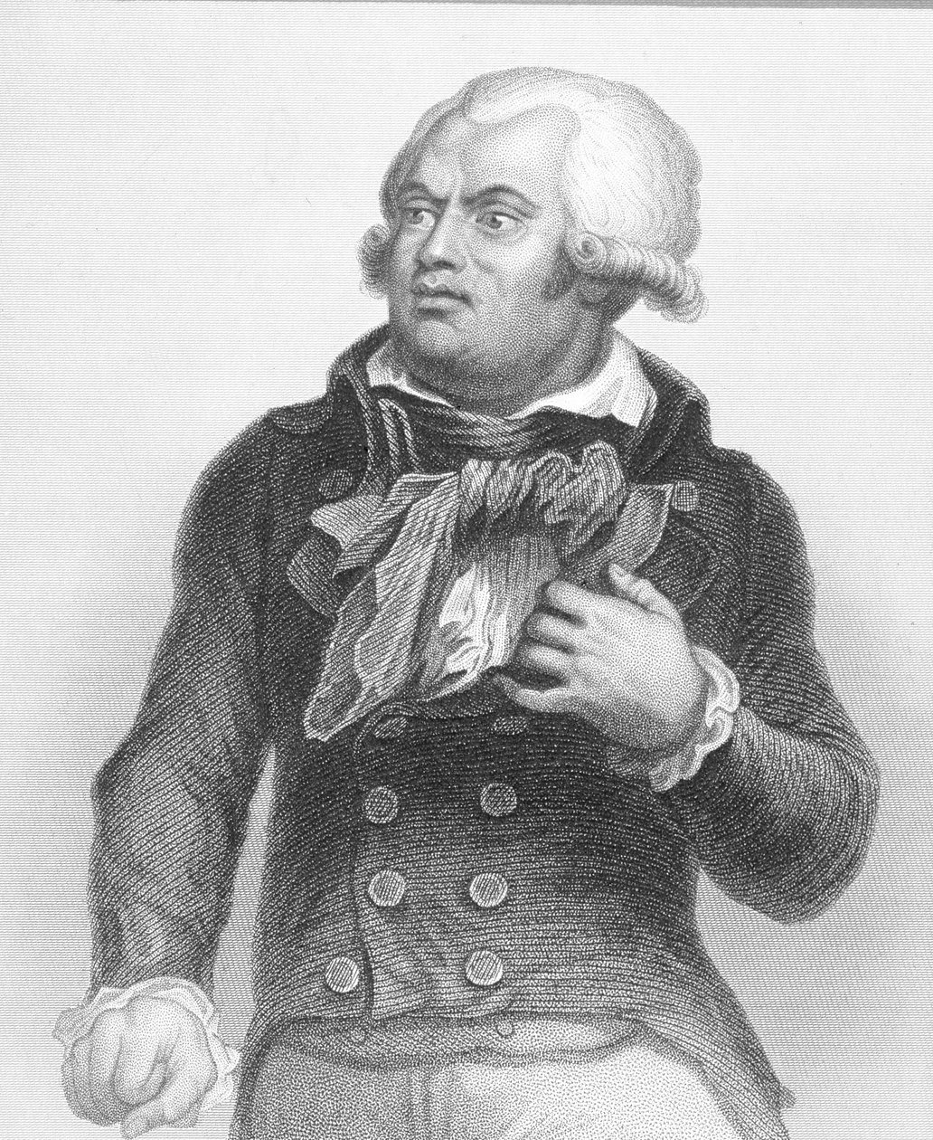 Portrett av Georges Danton (1759-94) av English School