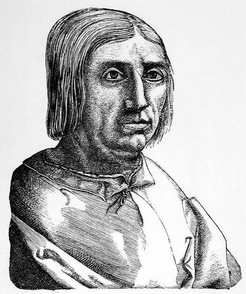 Portrett av Jacopo Sannazaro (1458-1530) illustrasjon fra vitenskap og litteratur i middelalderen og renessansen, skrevet og gravert av Paul Lacroix, 1878 av English School