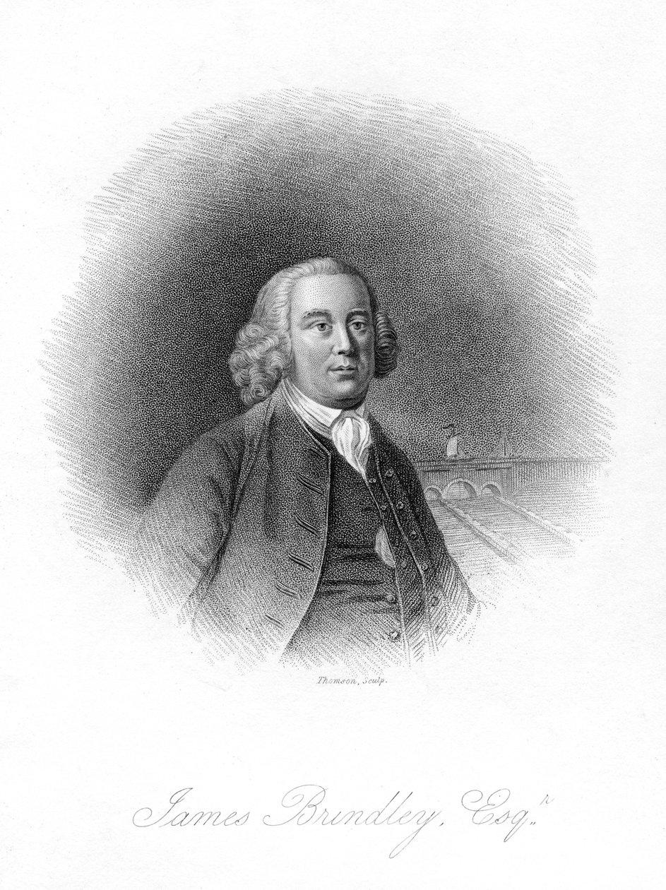 Portrett av James Brindley av English School