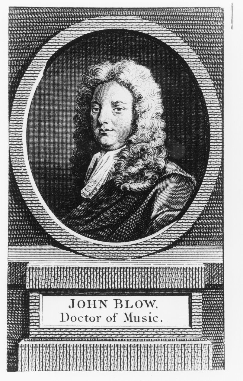 Portrett av John Blow (1649-1708) av English School