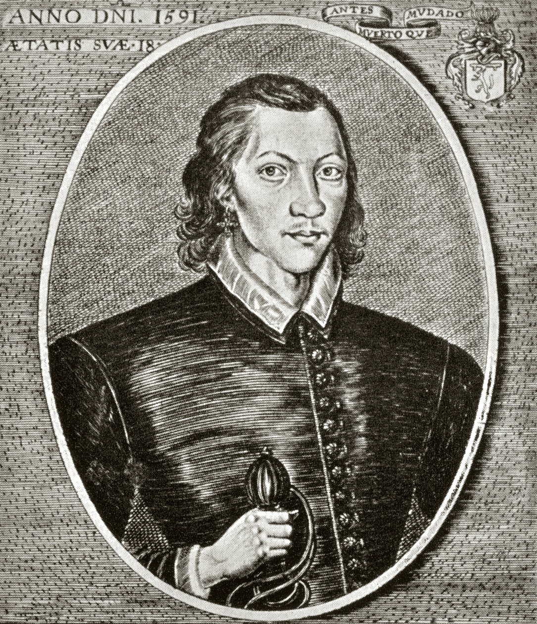 Portrett av John Donne, datert 1591, frontispice til 