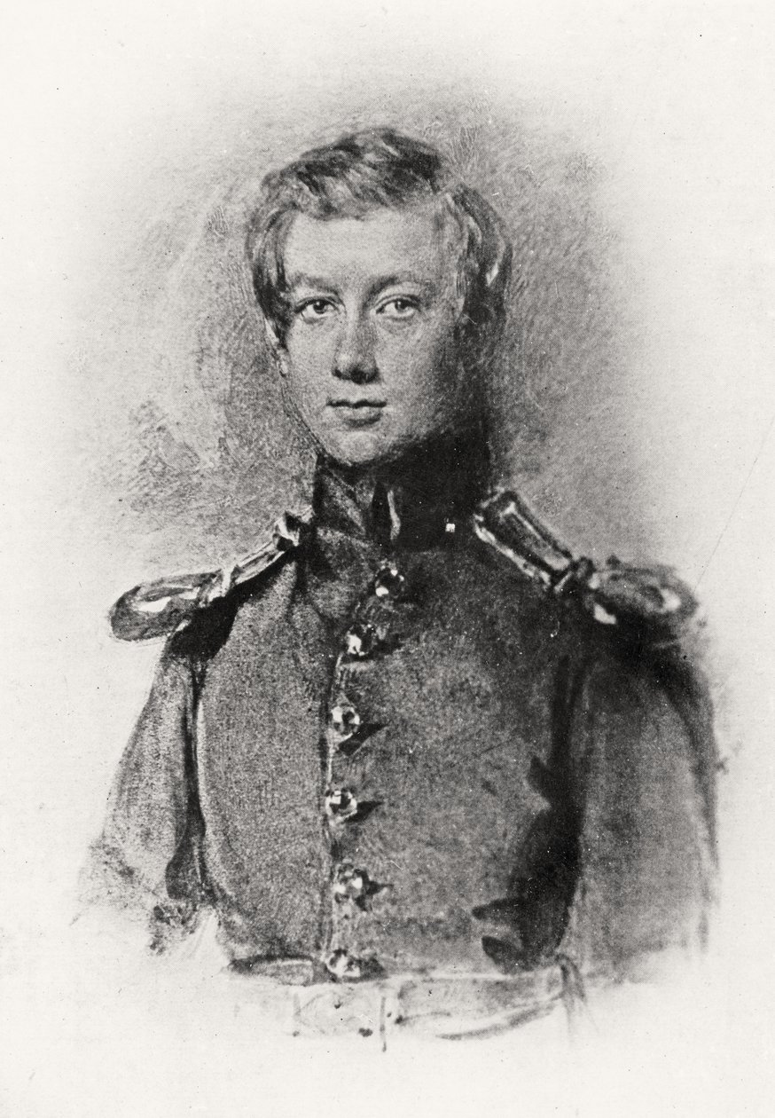 Portrett av John Hanning Speke (1827-64) 17 år gammel av English School