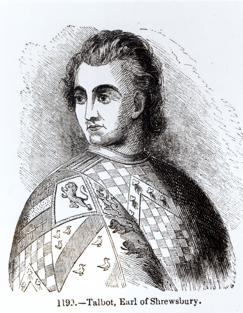 Portrett av John Talbot, første jarl av Shrewsbury (ca. 1388-1453) av English School
