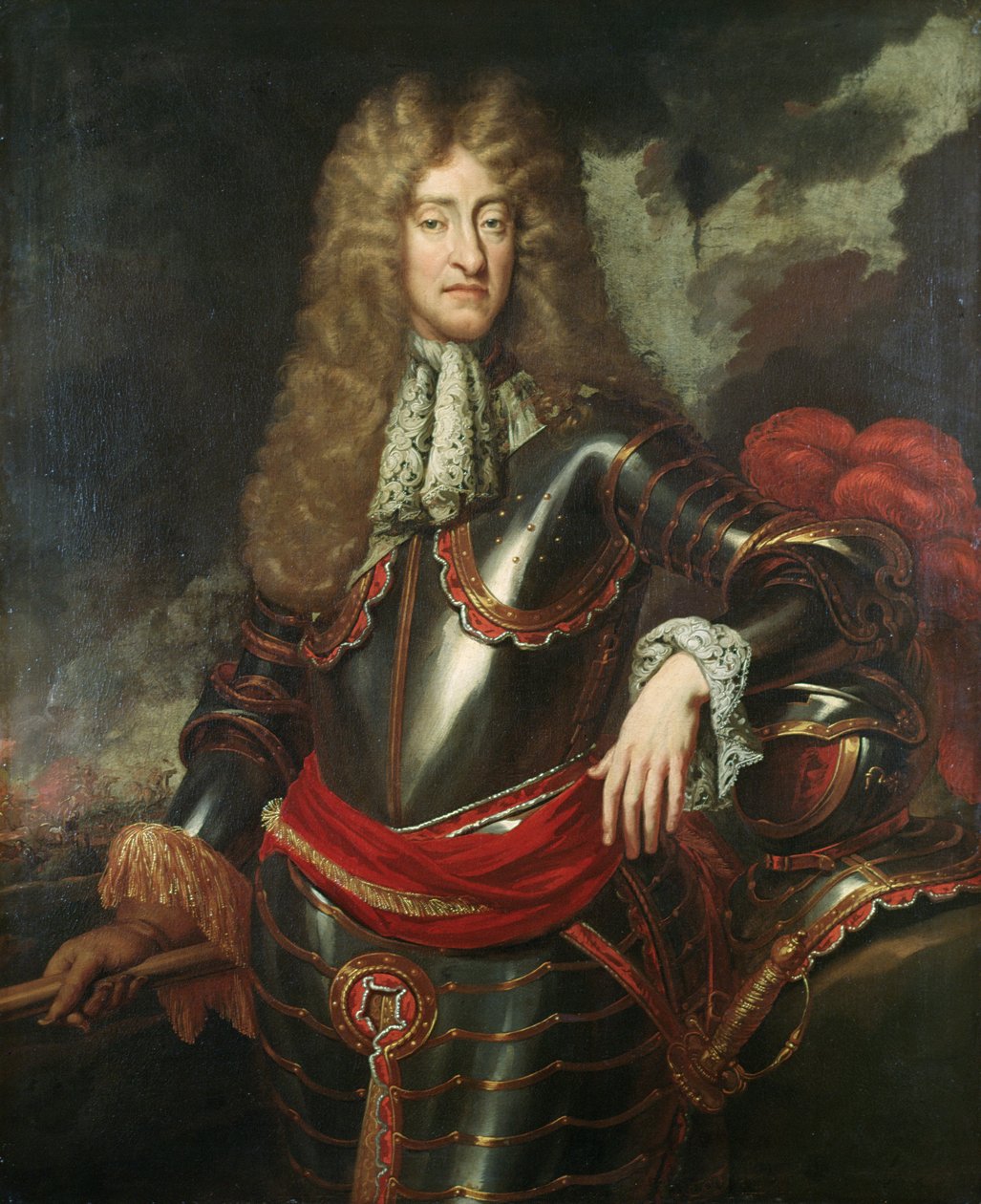 Portrett av kong Jakob II, ca. 1690 av English School