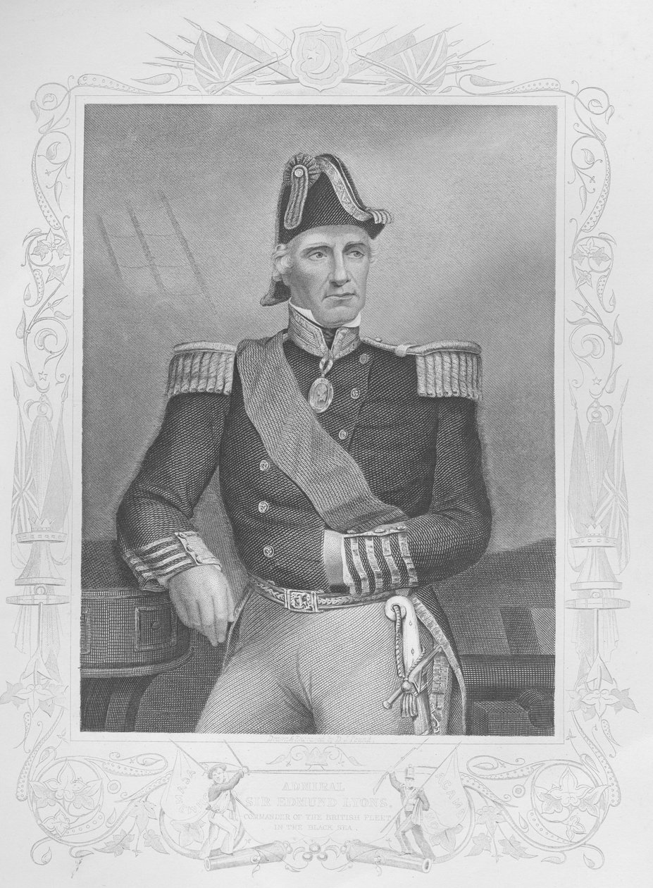 Portrett av Lord Edmund Lyons av English School
