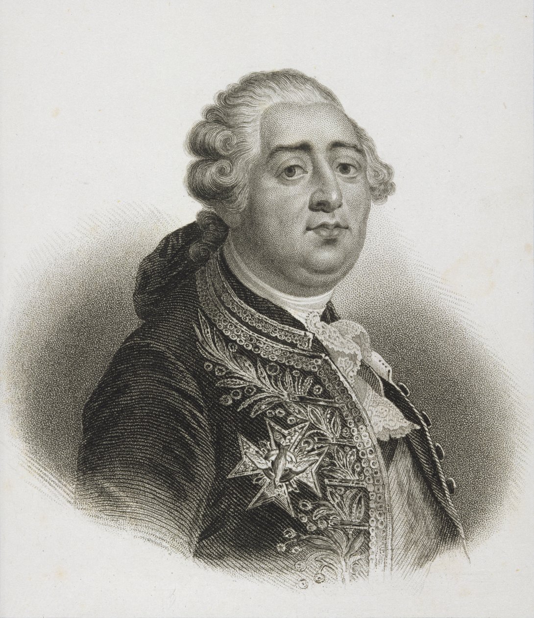 Portrett av Louis XVI (1754-93) konge av Frankrike av English School