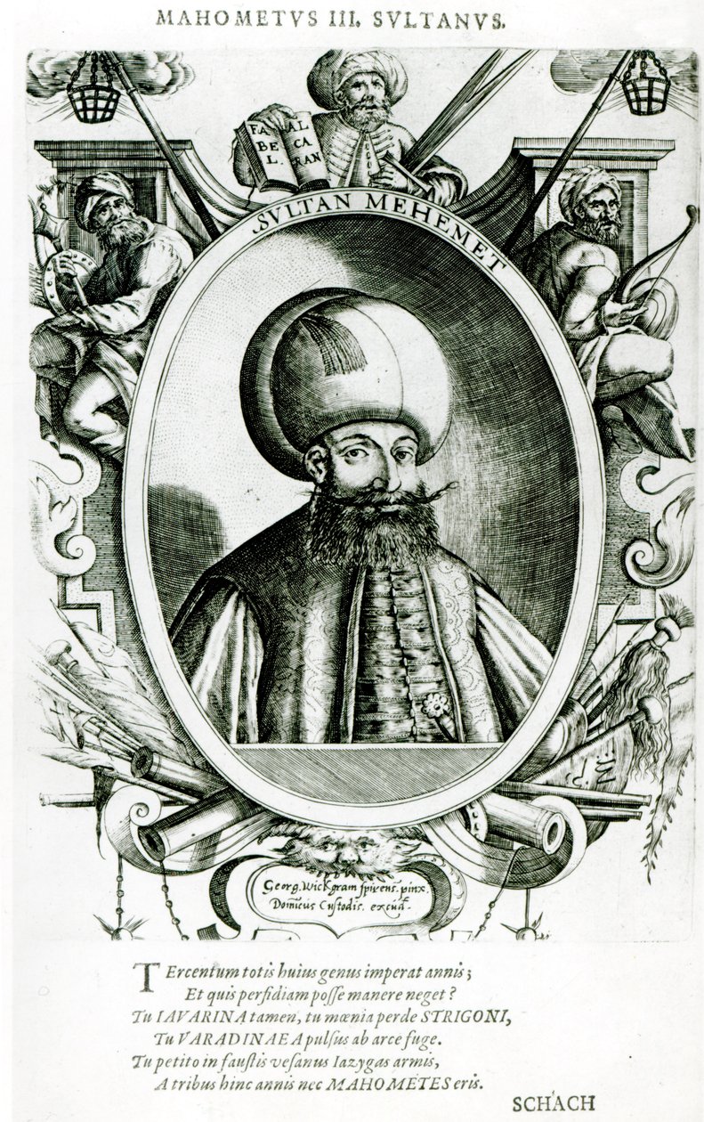 Portrett av Mehmet III av English School