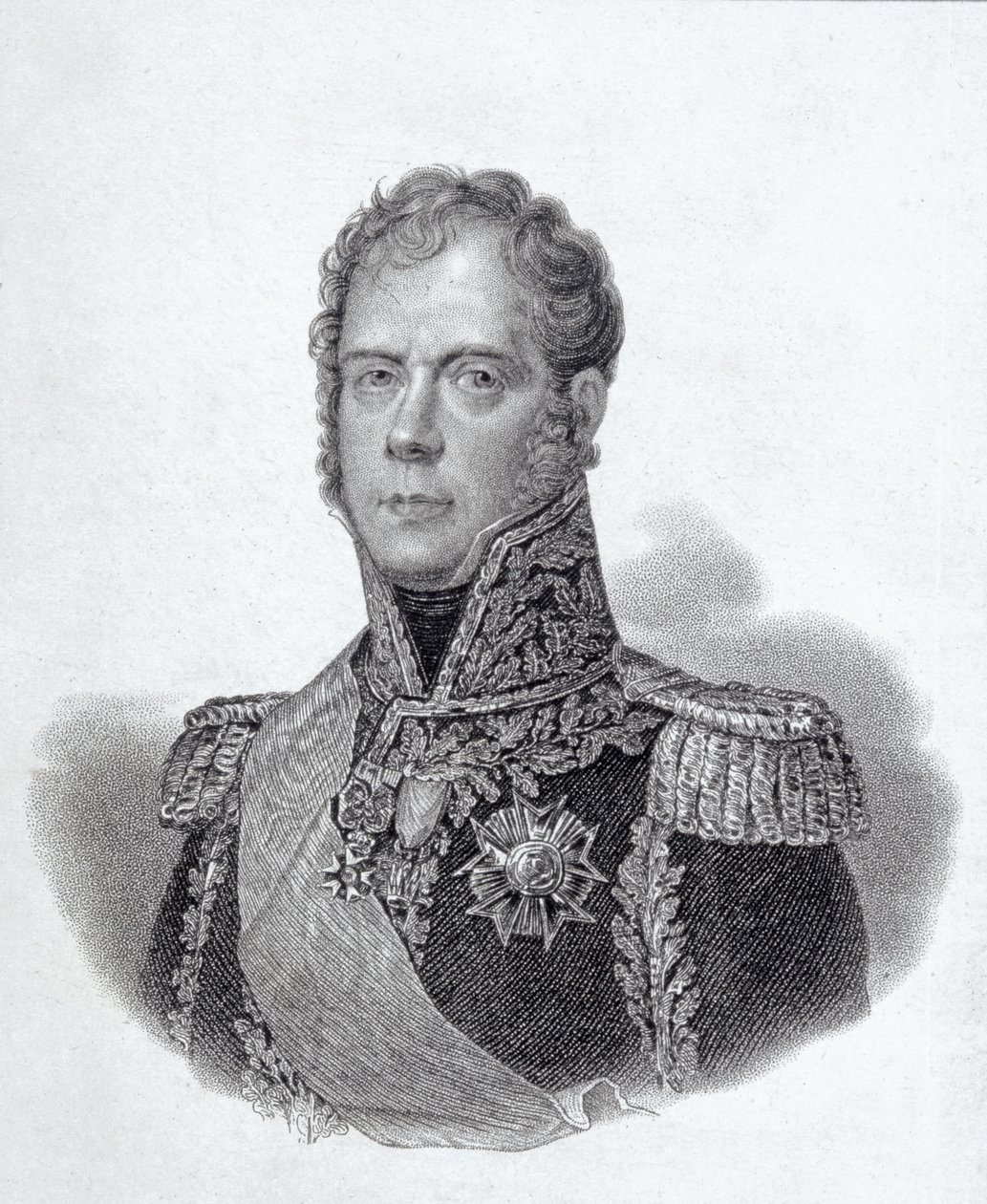 Portrett av Michel Ney (1769-1815), hertug av Elchingen, prins av Moskowa av English School