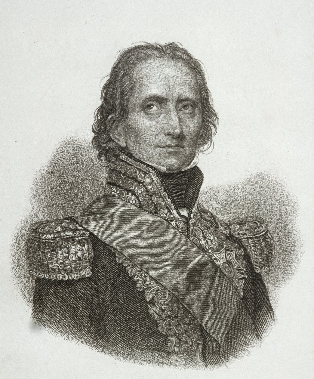 Portrett av Nicolas Jean-de-Dieu Soult (1769-1851) Duc de Dalmatie, marskalk av Frankrike og statsminister av English School