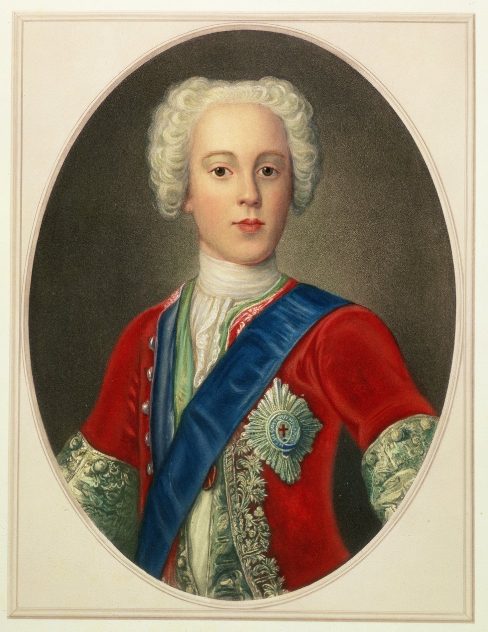 Portrett av prins Charles Edward Louis Philip Casimir Stewart (1720-88) den unge pretenderen eller 