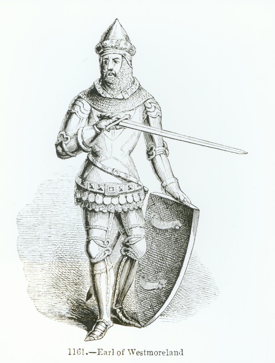 Portrett av Ralph Neville, sjette baron av Neville av Raby og første jarl av Westmorland (1364-1425) av English School