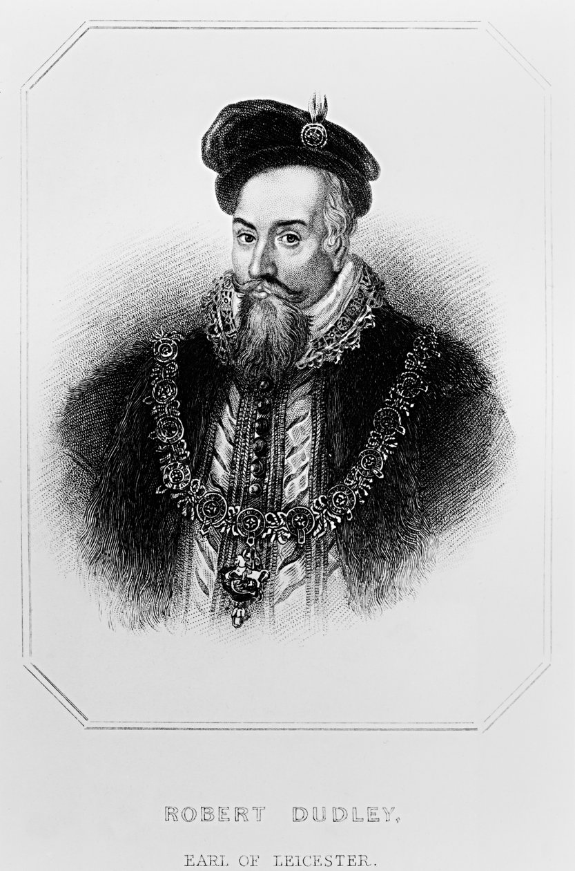 Portrett av Robert Dudley (1532-88) 1. jarl av Leicester, fra 