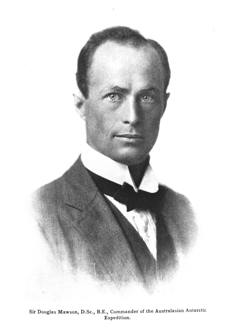 Portrett av Sir Douglas Mawson (1882-1958) av English School