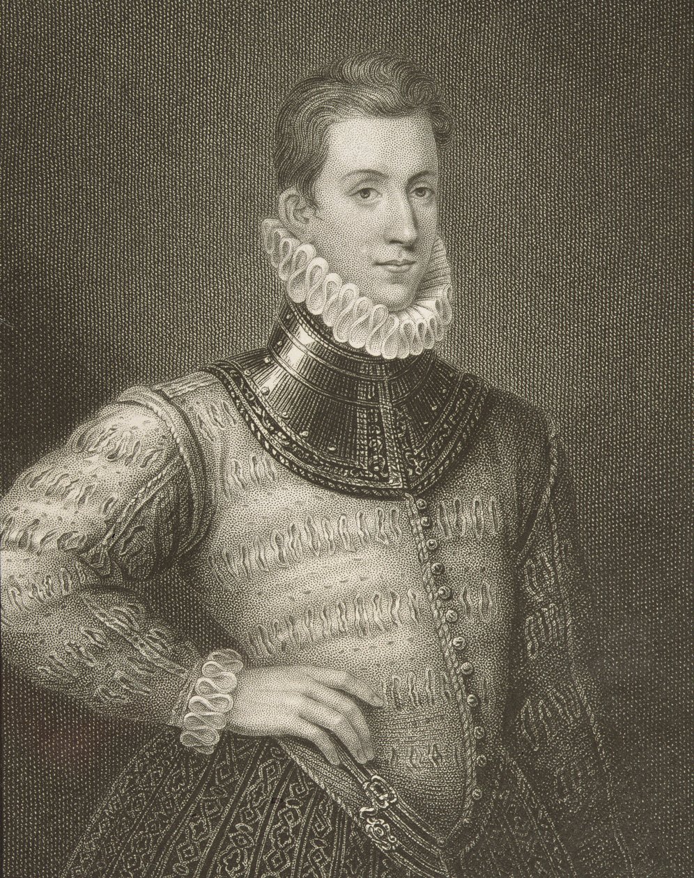 Portrett av Sir Philip Sidney (1554-1586) fra 