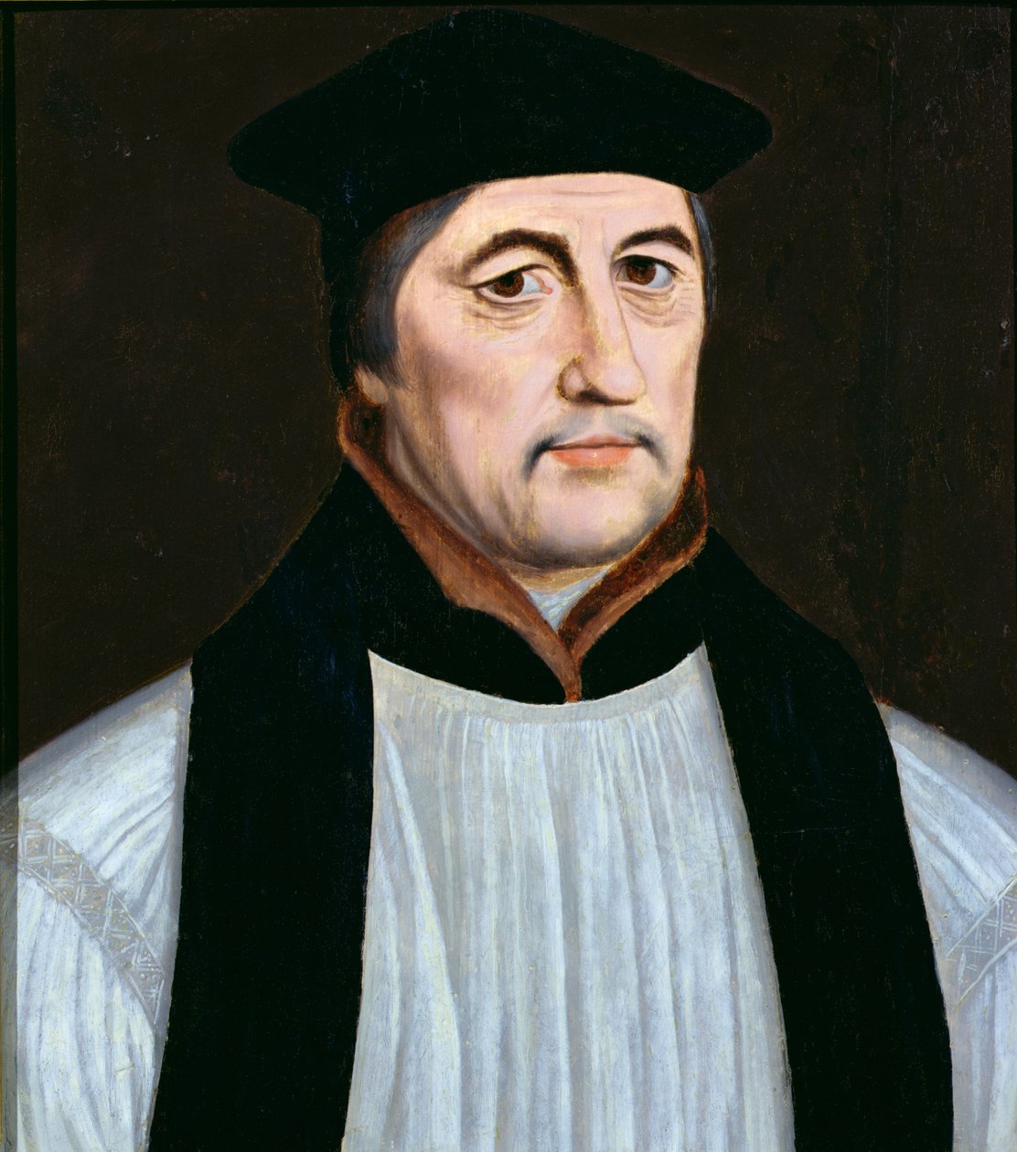 Portrett av Stephen Gardiner, biskop av Winchester og Lord High Chancellor of England (1493-1555) av English School