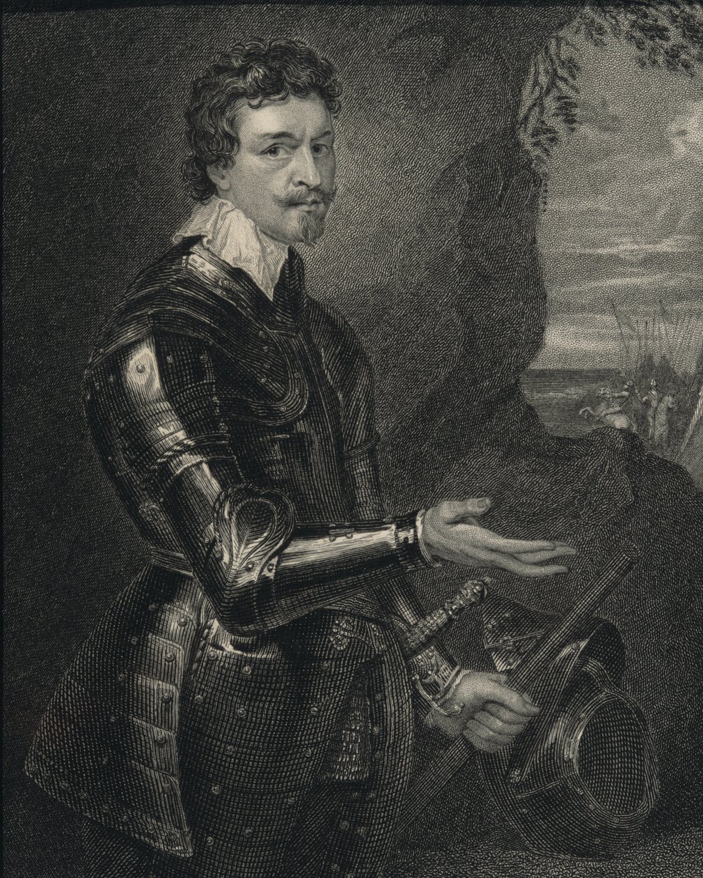 Portrett av Thomas Wentworth (1593-1641) 1. jarl av Strafford, fra 