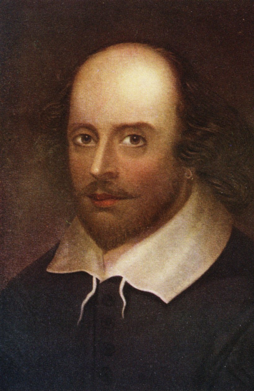 Portrett av William Shakespeare (1564-1616) av English School