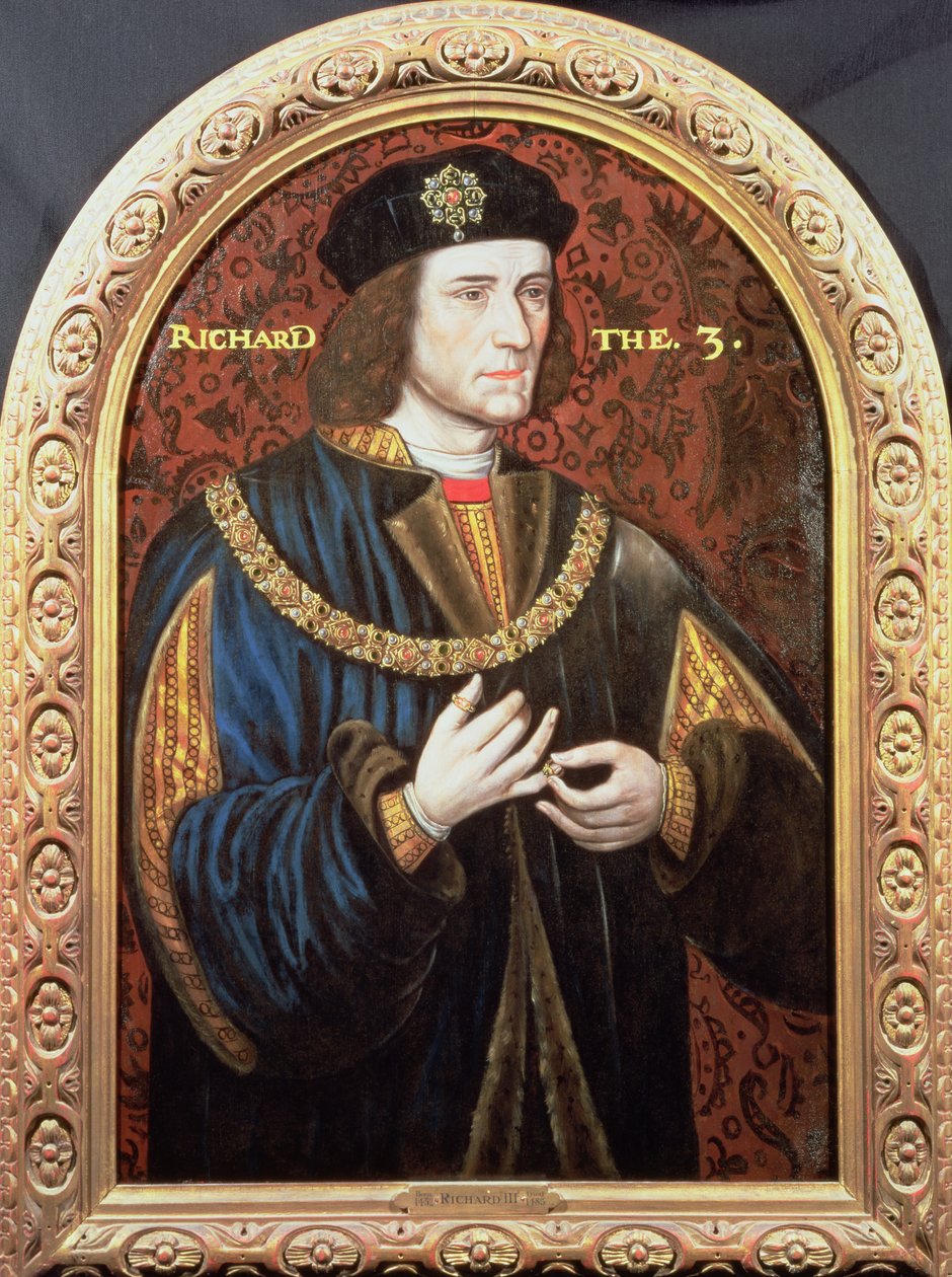 Posthumt portrett av Richard III (1452-85) 1580-1610 av English School