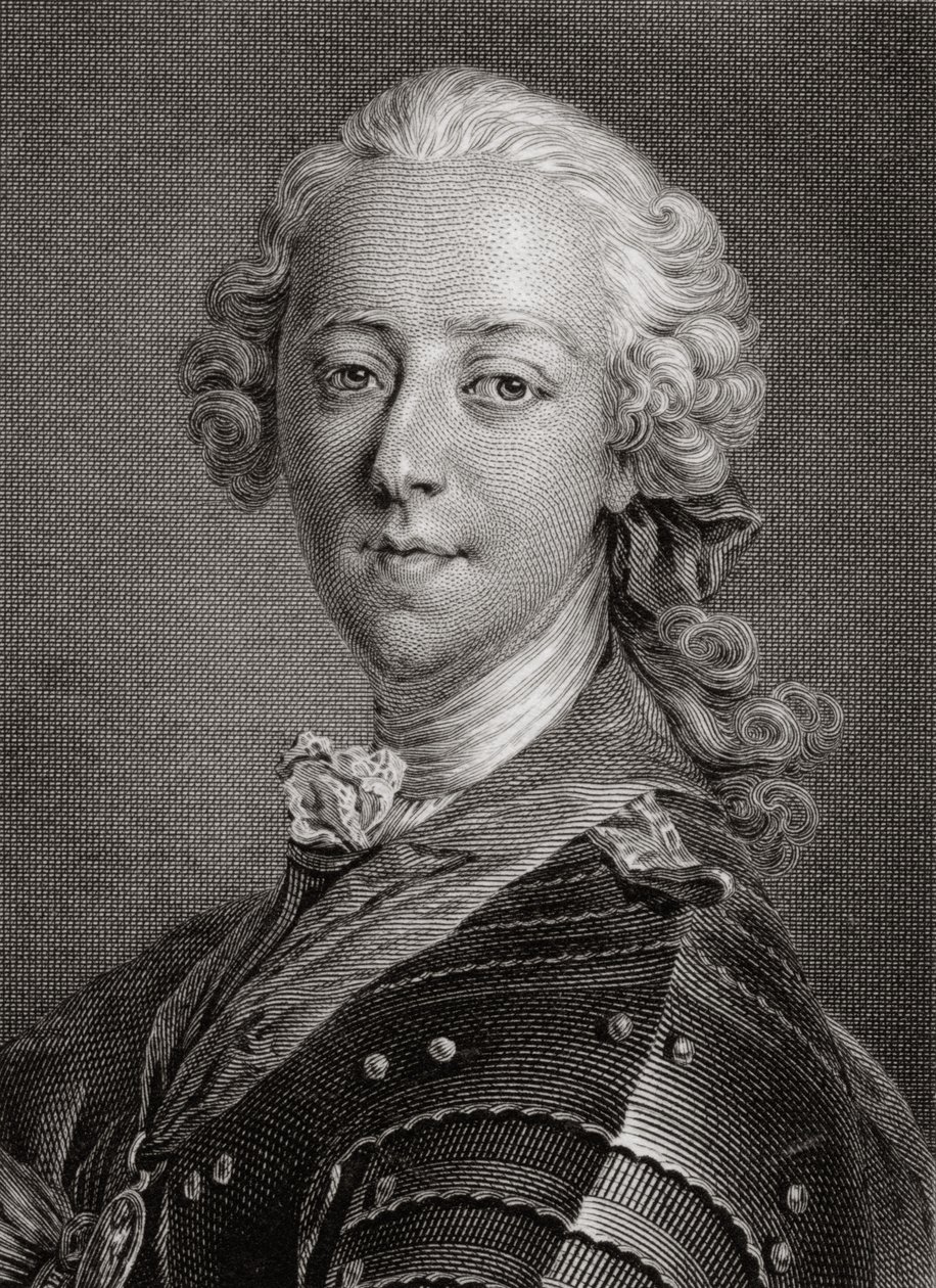 Prins Charles Edward Louis Philip Casimir Stewart (1720-88), The Young Pretender, kjent som Bonnie Prince Charlie av English School