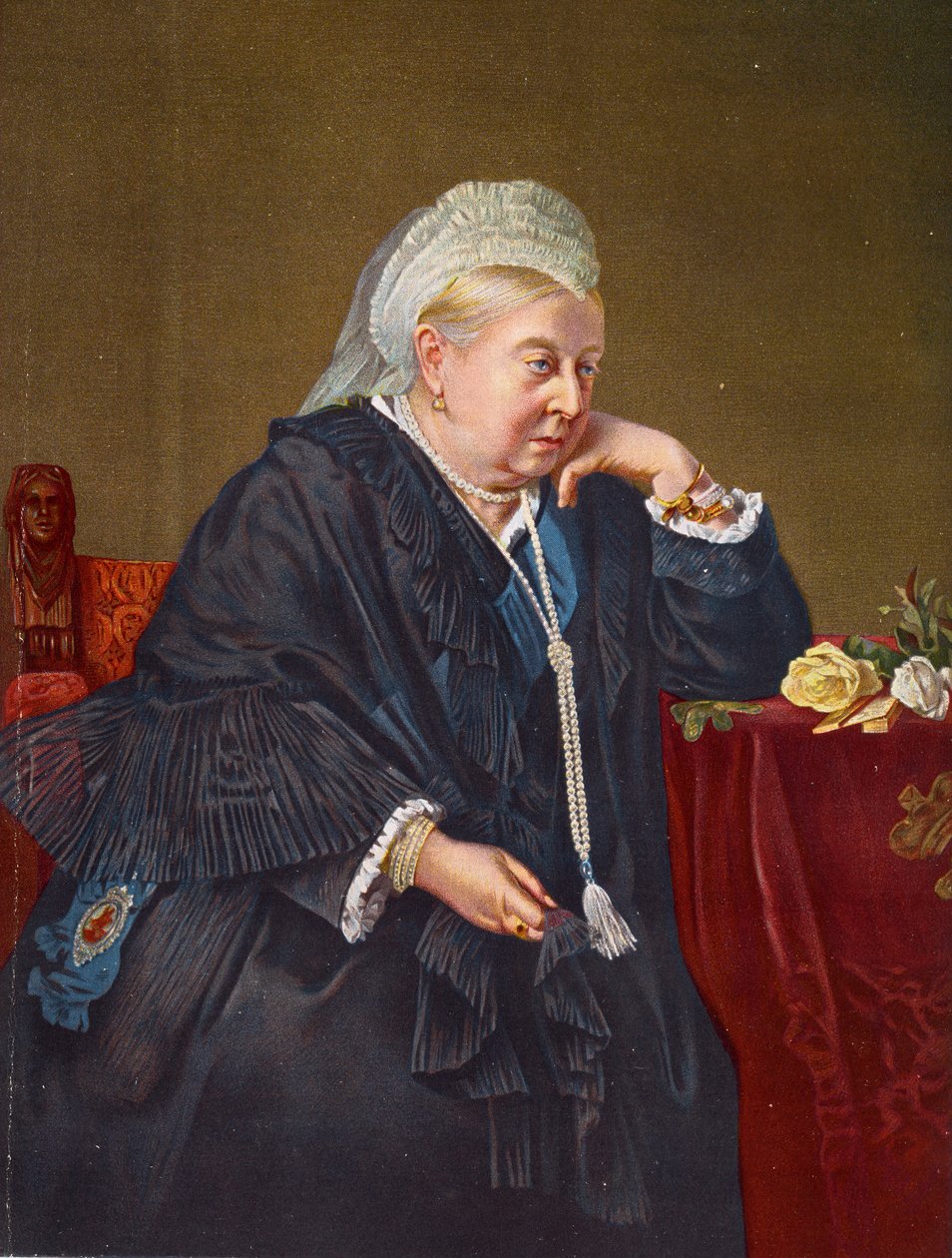 Dronning Victoria (1819-1901) 1899 av English School