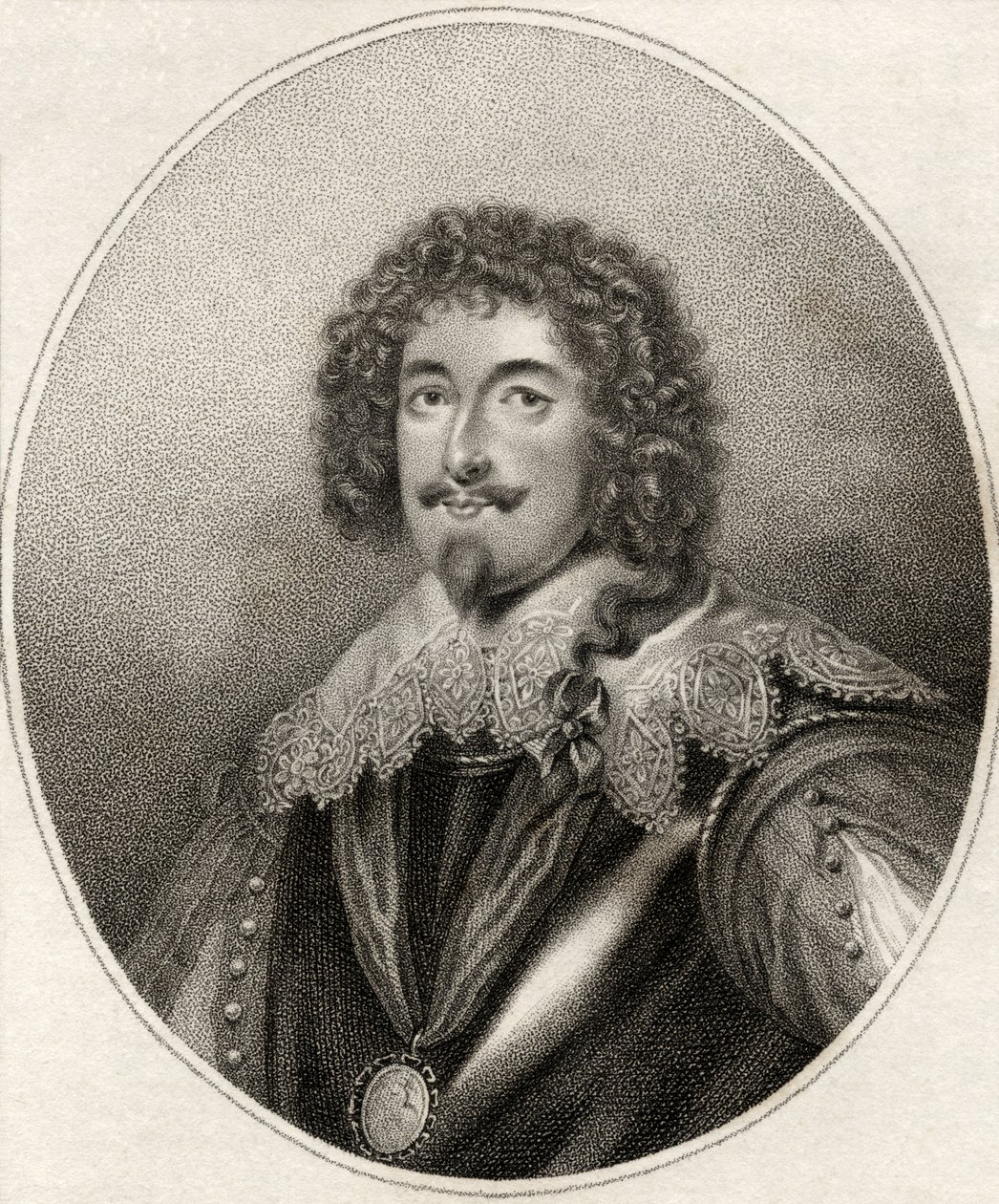 Richard Sackville, gravert av Bocquet, illustrasjon fra 