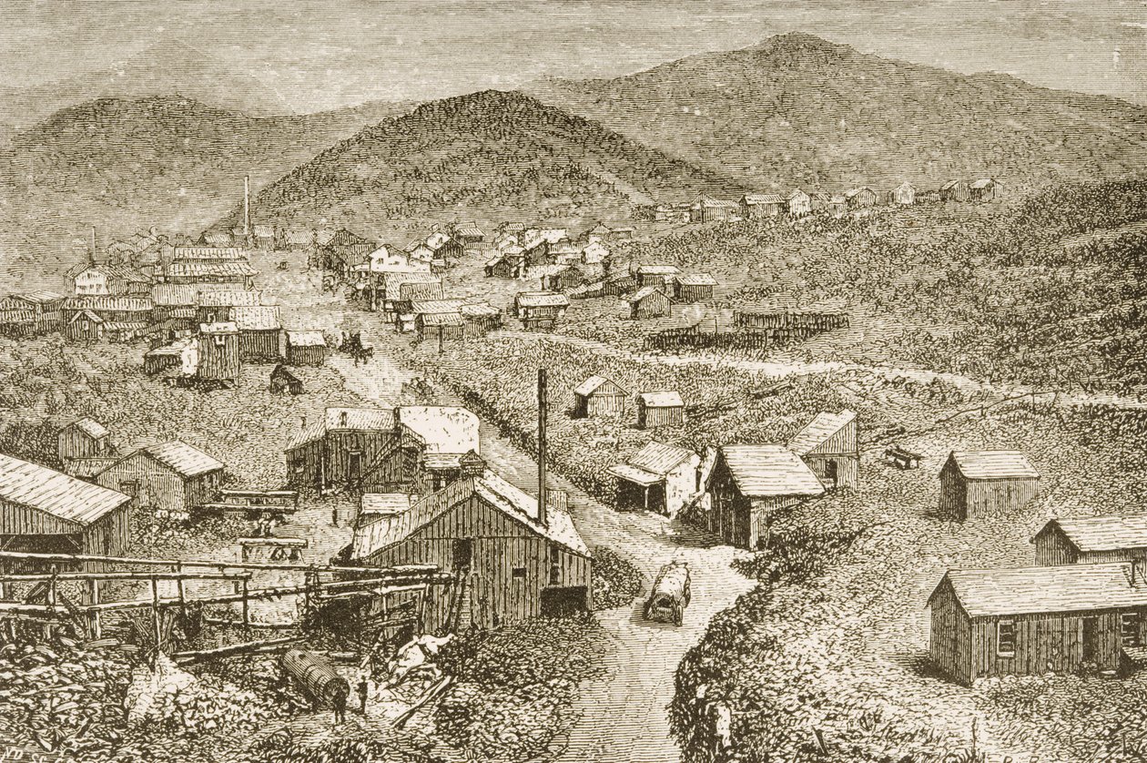 Silver City, Nevada, ca. 1870, fra 