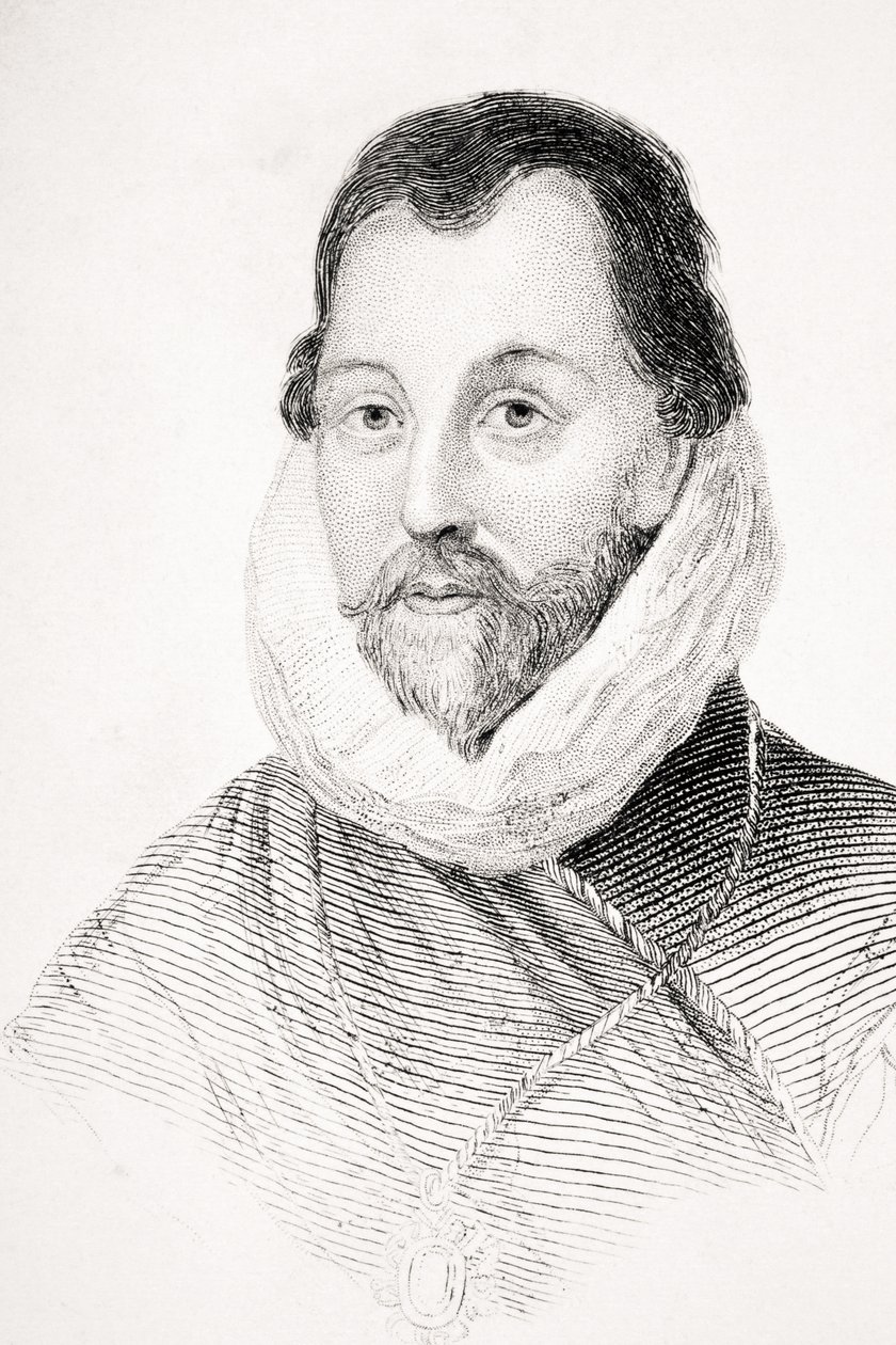 Sir Francis Drake, illustrasjon fra 