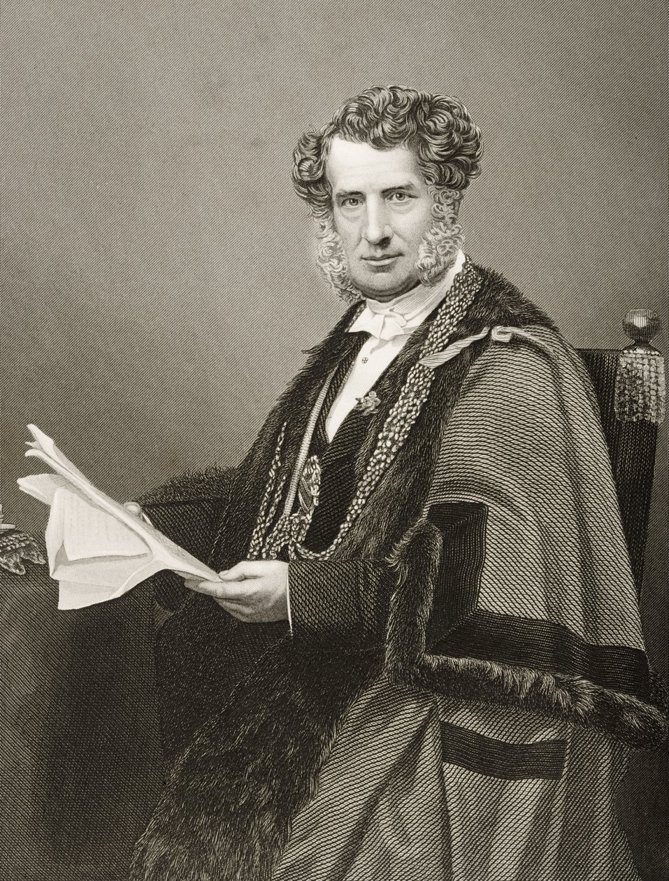 Sir Robert Walter Carden (1801-88) 1. baronet av English School