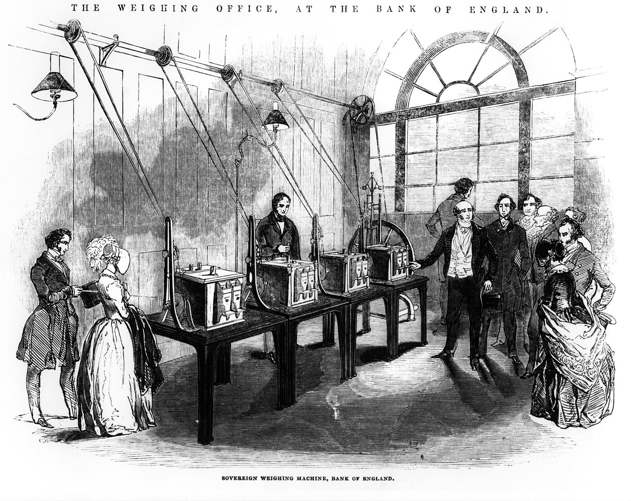 Sovereign Weighing Machine, Bank of England av English School