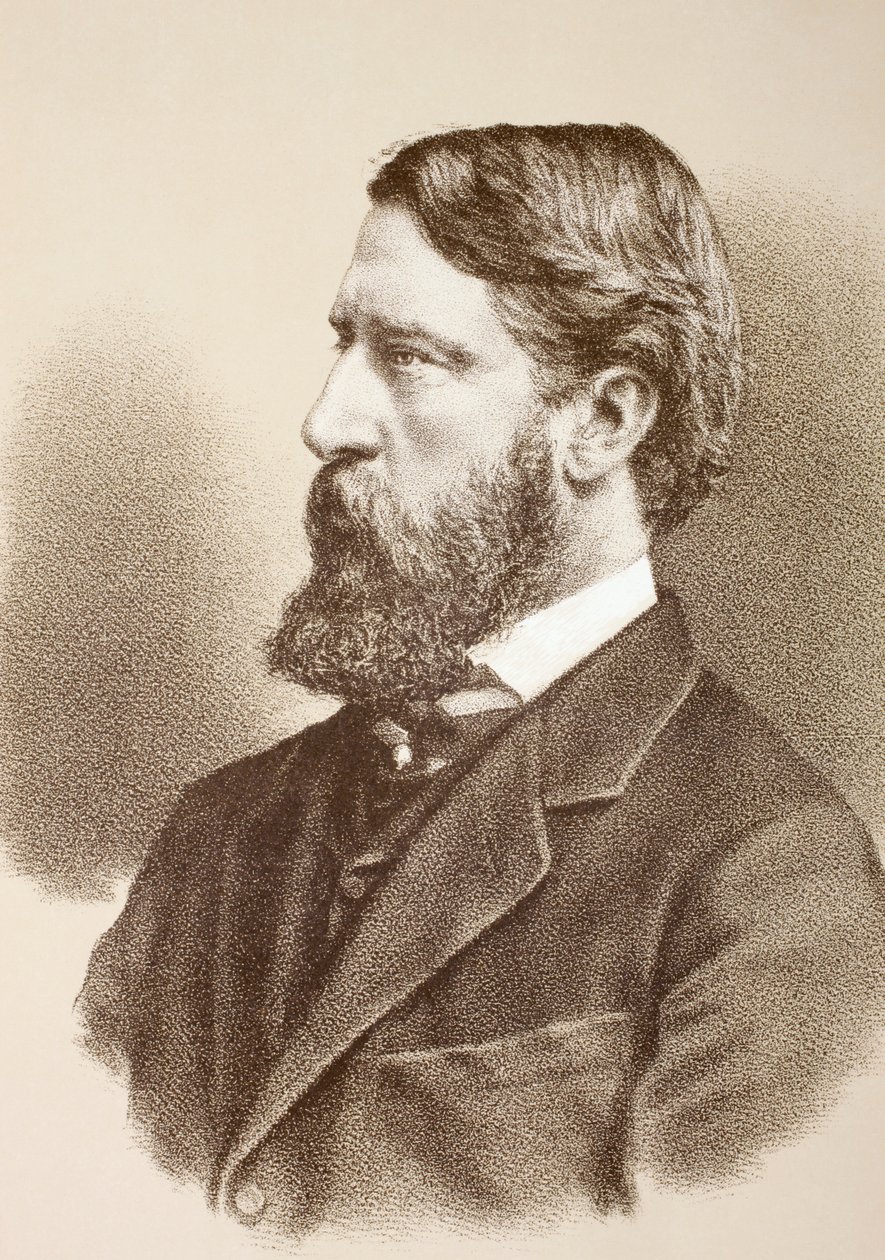 Spencer Compton Cavendish, 8. hertug av Devonshire, ca. 1890 av English School