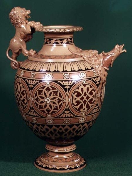 Staffordshire Ewer, utstilt 1862 (keramikk) av English School