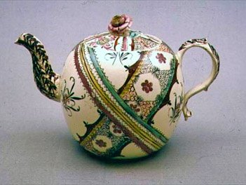 Staffordshire kremvaretekanne, ca. 1770 (keramikk) av English School