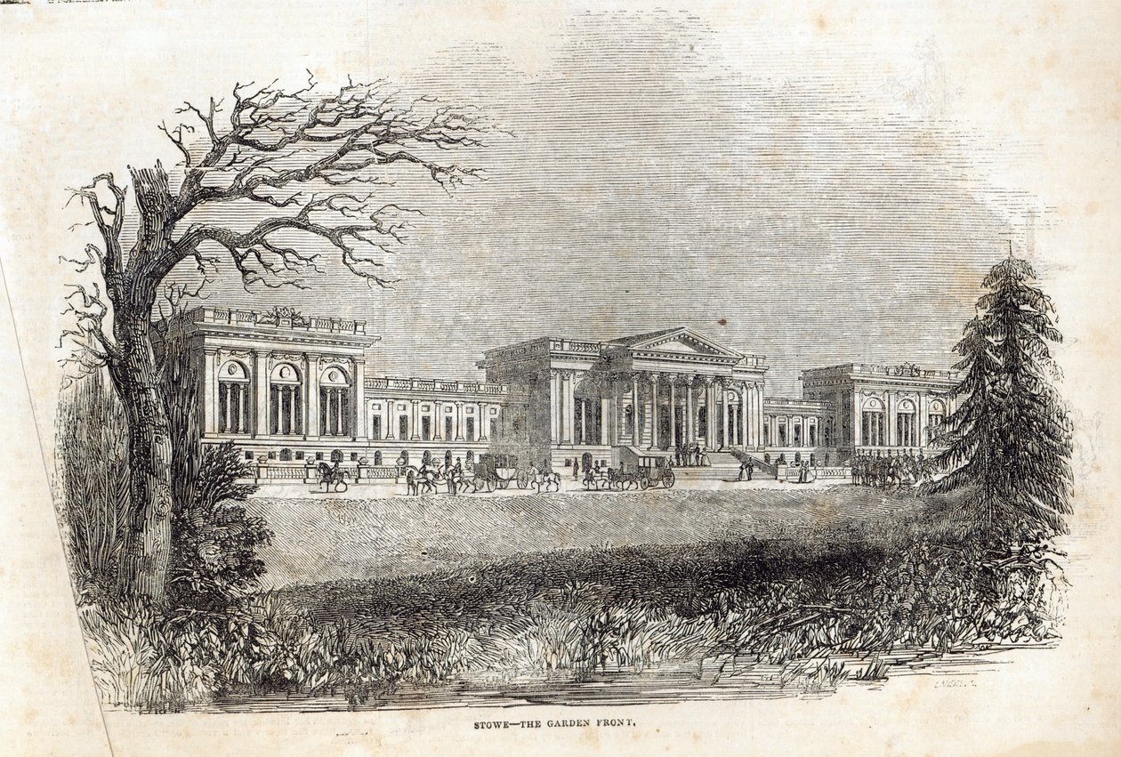 Stowe - the Garden Front, fra 