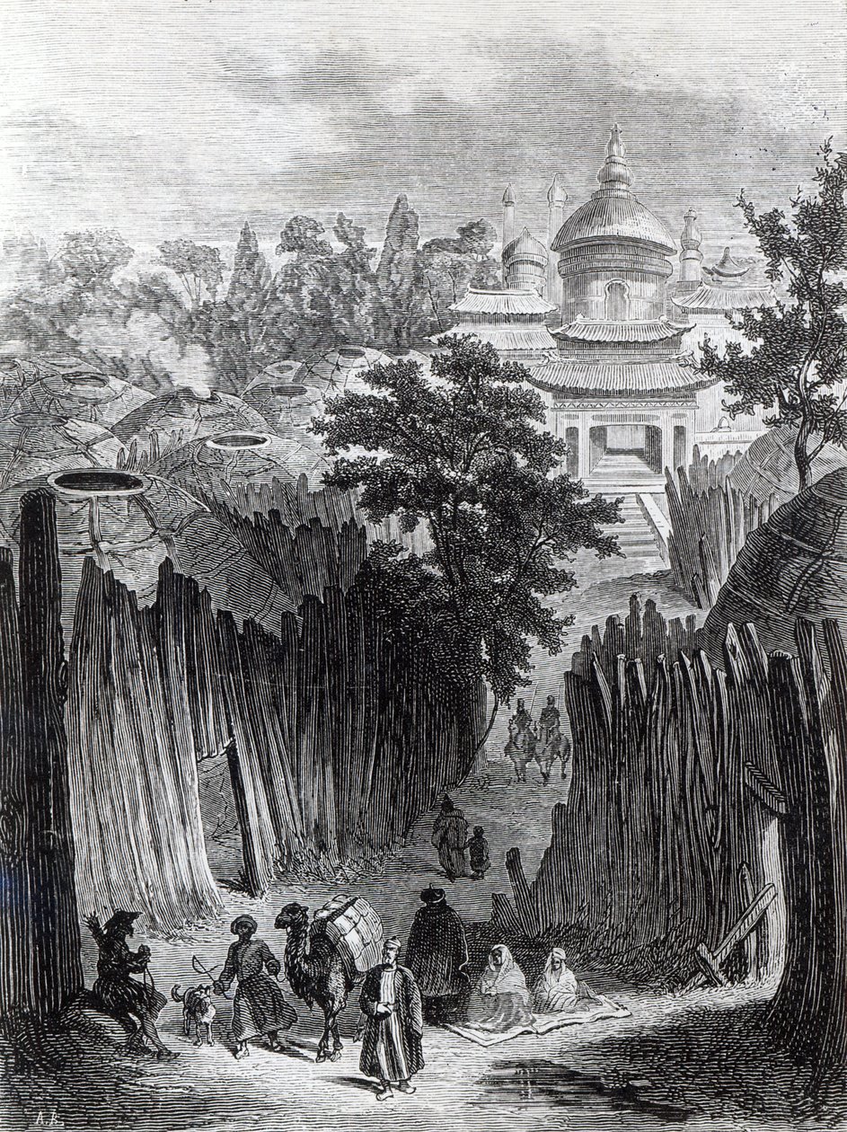 Gate i Urga, illustrasjon fra 